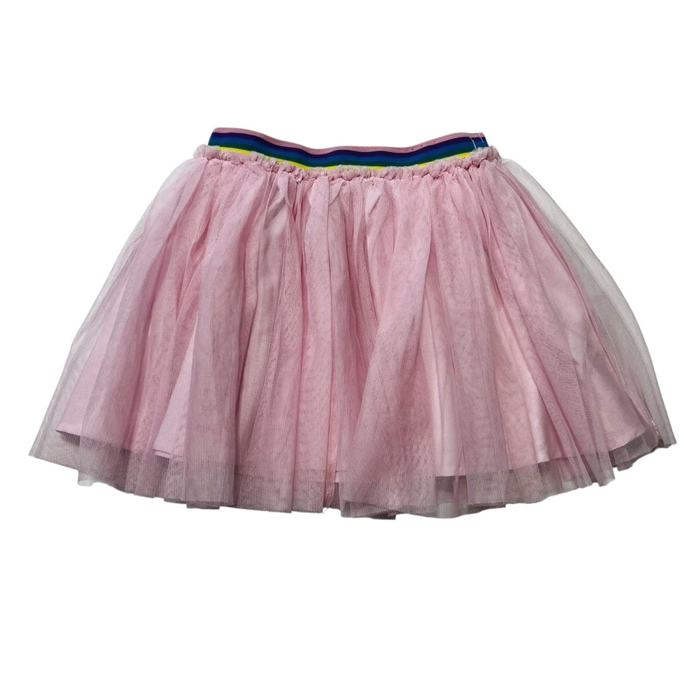 Harper Canyon Pink Skirt‎ with Rainbow Waistband